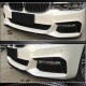 Накладка на передний бампер Карбон V3 (2017-2020 M-Sport) для BMW 5 серия G30/31