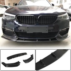 Накладка на передній бампер Карбон V4 (2017-2020 M-Sport) для BMW 5 серія G30/31 рр