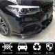 Накладка на передний бампер Карбон V4 (2017-2020 M-Sport) для BMW 5 серия G30/31