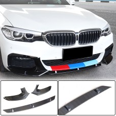 Накладка на передній бампер Карбон V5 (2017-2020 M-Sport) для BMW 5 серія G30/31 рр