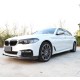Накладка на передний бампер Карбон V6 (2017-2020 M-Sport) для BMW 5 серия G30/31