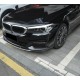 Накладка на передний бампер Карбон V6 (2017-2020 M-Sport) для BMW 5 серия G30/31