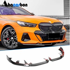 Накладка на передний бампер Сухой карбон (M-Sport) для BMW 5/i5 серия G60/60E/61 2023- гг