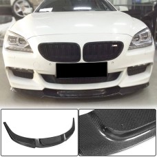 Накладка на передний бампер Карбон V2 (M-Sport) для BMW 6 F12/F13/F06 2011-2015 гг