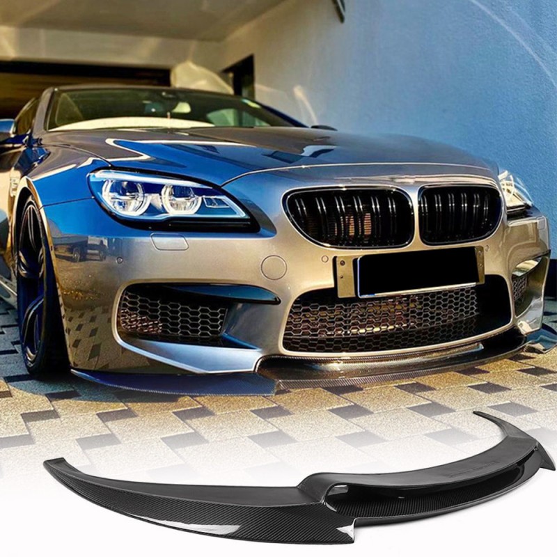 Накладка на передний бампер Карбон V1 для BMW 6 F12/F13/F06 2011-2018 гг
