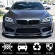 Накладка на передний бампер Карбон V2 для BMW 6 F12/F13/F06 2011-2018 гг