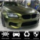 Накладка на передний бампер Сухой карбон V6 для BMW 6 F12/F13/F06 2011-2018 гг