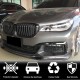 Накладка на передний бампер Карбон V1 (2016-2019 M-Sport) для BMW 7 серия G11/G12