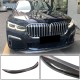 Накладка на передний бампер Карбон V1 (2019-2022 M-Sport) для BMW 7 серия G11/G12