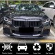 Накладка на передний бампер Карбон V2 (2019-2022 M-Sport) для BMW 7 серия G11/G12