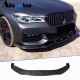 Накладка на передний бампер Карбон V2 (2016-2019 M-Sport) для BMW 7 серия G11/G12