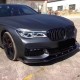 Накладка на передний бампер Карбон V2 (2016-2019 M-Sport) для BMW 7 серия G11/G12