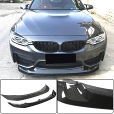 Накладка на передній бампер Карбон V1 (для F80) для BMW 3 серія F-30/31/34 2012-2019 рр