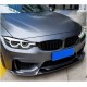 Накладка на передний бампер Карбон V10 (для F80) для BMW 3 серия F-30/31/34 2012-2019 гг