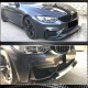 Накладка на передний бампер Карбон V1 (для F82/F83) для BMW 4 серия F-32 2012-2020 гг
