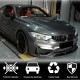 Накладка на передний бампер Lip V3 (для F82/F83, Карбон) для BMW 4 серия F-32 2012-2020 гг