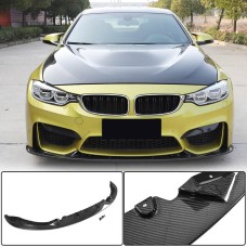 Накладка на передній бампер Карбон V4 (для F82/F83) для BMW 4 серія F-32 2012-2020 рр