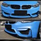 Накладка на передний бампер Lip V4 (для F82/F83, Карбон) для BMW 4 серия F-32 2012-2020 гг