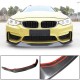 Накладка на передний бампер Lip V7 (для F82/F83, Карбон) для BMW 4 серия F-32 2012-2020 гг