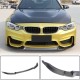 Накладка на передний бампер Lip V8 (для F82/F83, Карбон) для BMW 4 серия F-32 2012-2020 гг
