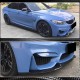 Накладка на передний бампер Lip V8 (для F82/F83, Карбон) для BMW 4 серия F-32 2012-2020 гг