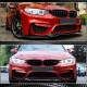 Накладка на передний бампер Lip V9 (для F82/F83, Карбон) для BMW 4 серия F-32 2012-2020 гг