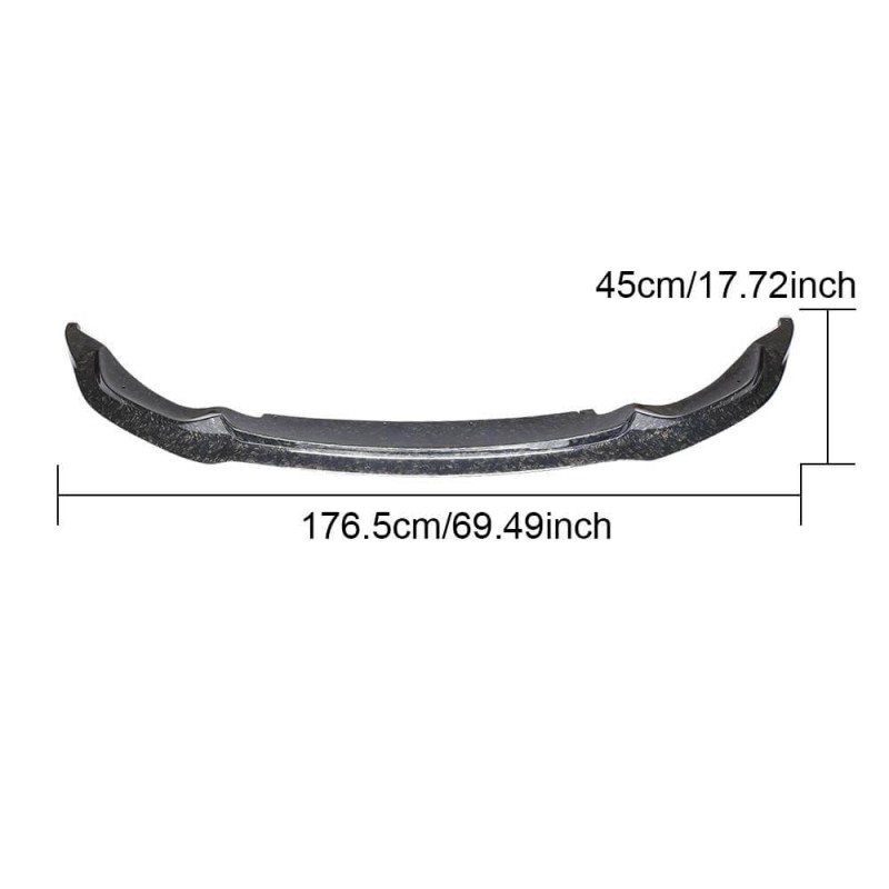 Накладка на передний бампер Карбон V11 (для F80) для BMW 3 серия F-30/31/34 2012-2019 гг