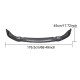 Накладка на передний бампер Карбон V11 (для F80) для BMW 3 серия F-30/31/34 2012-2019 гг