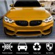Накладка на передний бампер Карбон V11 (для F80) для BMW 3 серия F-30/31/34 2012-2019 гг