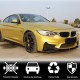 Накладка на передний бампер Карбон V12 (для F80) для BMW 3 серия F-30/31/34 2012-2019 гг