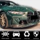 Накладка на передний бампер Lip V3 (для G80, Карбон) для BMW 3 серия G20/21 2018- гг