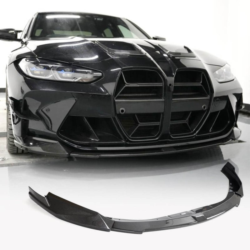 Накладка на передний бампер Карбон V1 (для G82/G83) для BMW 4 серия G22/23/26 2020- гг