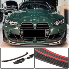 Накладка на передній бампер Карбон V3 (для G82/G83) для BMW 4 серія G22/23/26 2020- рр