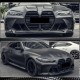 Накладка на передний бампер Карбон V4 (для G82/G83) для BMW 4/i4 серия G22/23/26 2020- гг