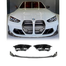 Накладка на передній бампер Карбон V5 (для G82/G83) для BMW 4 серія G22/23/26 2020- рр