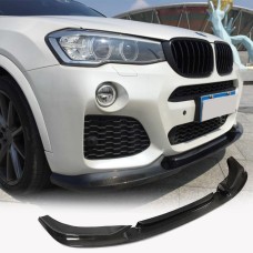 Накладка на передний бампер Карбон (M-Sport) для BMW X3 F-25 2011-2018 гг