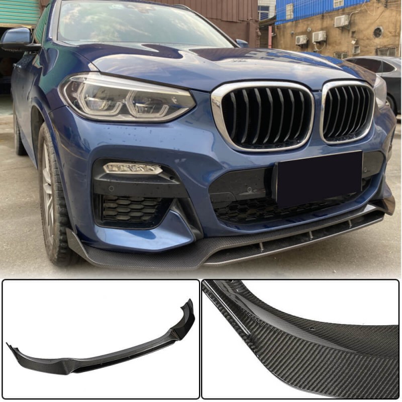 Накладка на передний бампер Карбон (для M40i 2018-2020) для BMW X3 G01 2018- гг