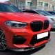 Накладка на передний бампер Карбон V1 (для F97 2019-2021) для BMW X3 G01 2018- гг