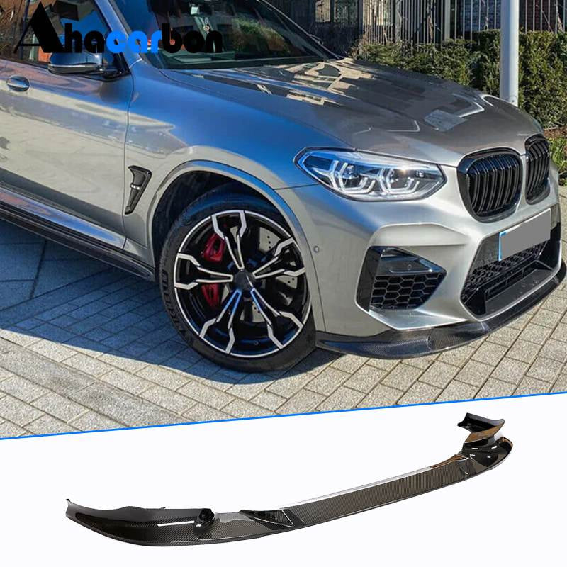 Накладка на передний бампер Карбон V1 (для F98 2019-2021) для BMW X4 G02 2018- гг