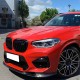 Накладка на передний бампер Карбон V1 (для F98 2019-2021) для BMW X4 G02 2018- гг