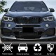 Накладка на передний бампер Карбон (M-Sport) для BMW X5 F-15 2013-2018 гг