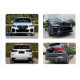 Передняя Lip накладка Paradigm V-3 (2018-2022, черный глянец) для BMW X5 G05 2019- гг
