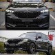 Передняя Lip накладка Paradigm V-5 (2023-, черный глянец) для BMW X5 G05 2019- гг