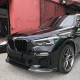 Передняя Lip накладка Paradigm V-4 (2018-2022, натуральный карбон) для BMW X5 G05 2019- гг