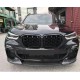 Передняя Lip накладка Paradigm V-4 (2018-2022, натуральный карбон) для BMW X5 G05 2019- гг