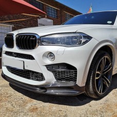 Накладка на передний бампер Карбон V2 (для F85) для BMW X5 F-15 2013-2018 гг