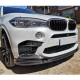 Накладка на передний бампер Карбон V2 (для F86) для BMW X6 F-16 2014-2019 гг