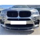 Накладка на передний бампер Карбон V3 (для F86) для BMW X6 F-16 2014-2019 гг