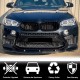 Накладка на передний бампер Карбон V3 (для F86) для BMW X6 F-16 2014-2019 гг