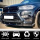 Накладка на передний бампер Карбон V3 (для F86) для BMW X6 F-16 2014-2019 гг